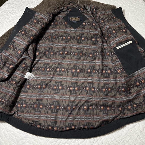 Pendleton Larkspur Sherpa Jacket Medium Aztec design - Picture 8 of 16